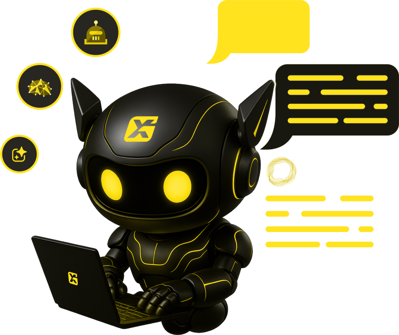Laptop showcasing GX4 AI